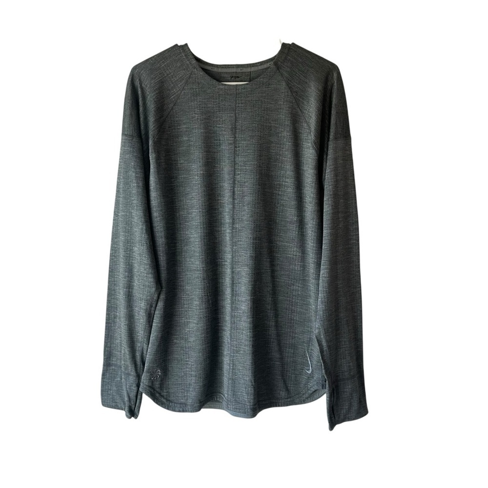 NEW Nike Men's Small Yoga Training Dri-Fit Long Sleeve Sportswear Athletic Top